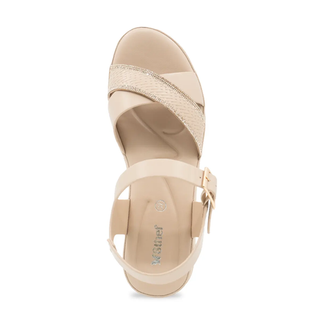 SANDALIA MUJER STHEF CASUAL BEIGE 8177 Sthef