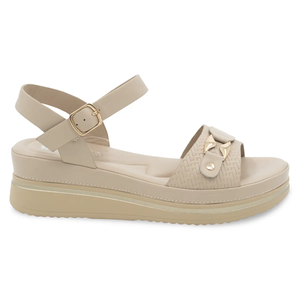 SANDALIA MUJER STHEF CASUAL BEIGE 8178 Sthef