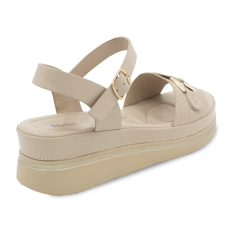 SANDALIA MUJER STHEF CASUAL BEIGE 8178 Sthef