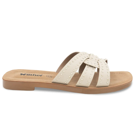 SANDALIA MUJER STHEF CASUAL OFF WHITE 8179 Sthef