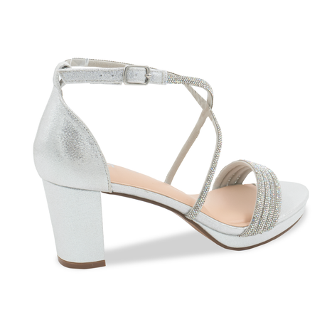 SANDALIA MUJER STHEF FIESTA PLATA 8188 Sthef