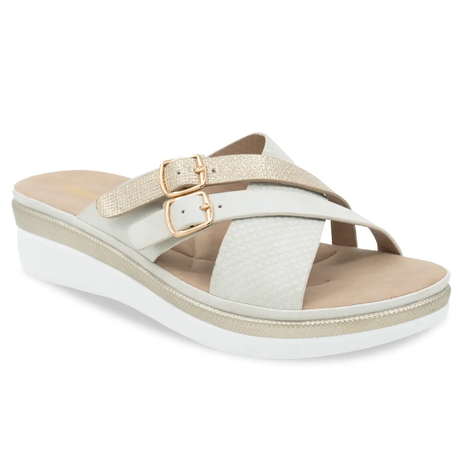 SANDALIA MUJER STHEF CASUAL OFF WHITE 8191 Sthef