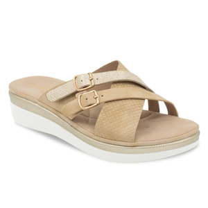 SANDALIA MUJER STHEF CASUAL BEIGE 8191 Sthef