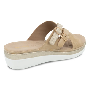 SANDALIA MUJER STHEF CASUAL BEIGE 8191 Sthef