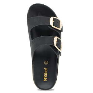 SANDALIA MUJER STHEF CASUAL NEGRO 8195
