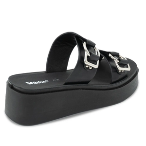 SANDALIA MUJER STHEF CASUAL NEGRO 8200 Sthef