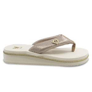 SANDALIA MUJER STHEF PLAYERA BEIGE 8202