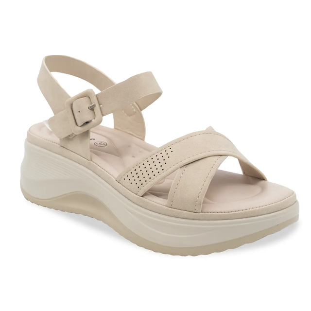SANDALIA MUJER STHEF CASUAL BEIGE 8207 Sthef