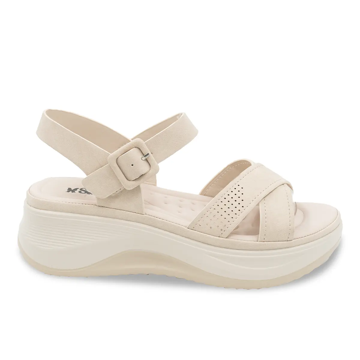 SANDALIA MUJER STHEF CASUAL BEIGE 8207 Sthef