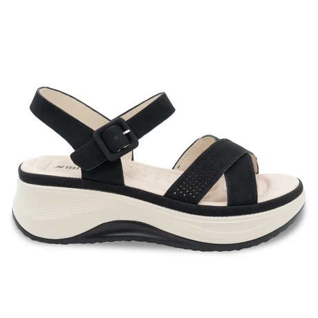 SANDALIA MUJER STHEF CASUAL NEGRO 8207 Sthef