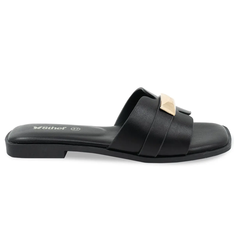 SANDALIA MUJER STHEF CASUAL NEGRO 8208 Sthef