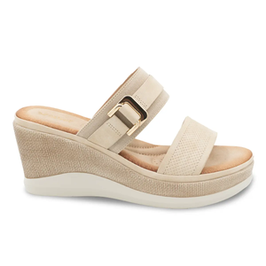 SANDALIA MUJER STHEF CASUAL BEIGE 8209 Sthef
