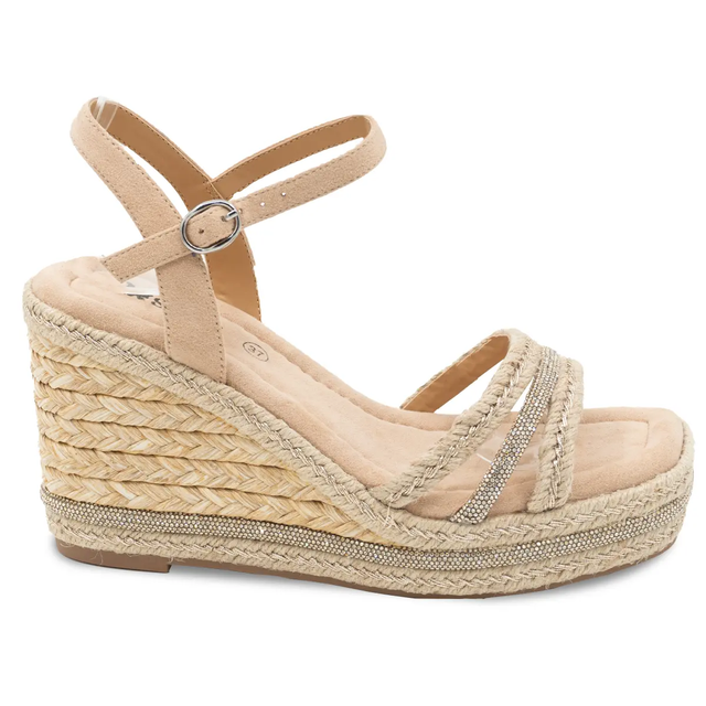 SANDALIA MUJER STHEF CASUAL BEIGE 8211 Sthef