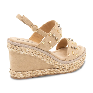 SANDALIA MUJER STHEF CASUAL BEIGE 8212 Sthef