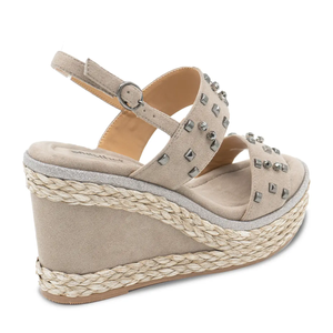 SANDALIA MUJER STHEF CASUAL GRIS 8212 Sthef