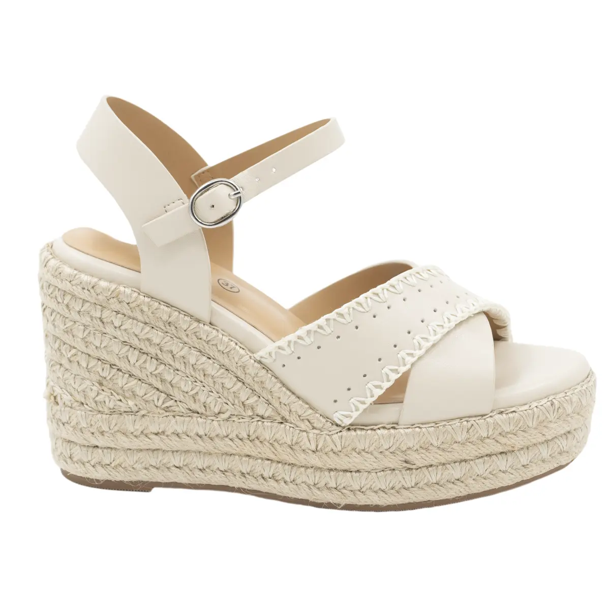 SANDALIA MUJER STHEF CASUAL OFF WHITE 8214 Sthef