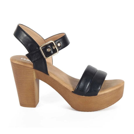Sandalia Casual Mujer 7757 NEGRO-STHEF