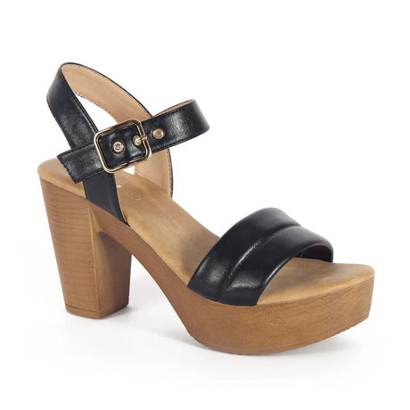 Sandalia Casual Mujer 7757 NEGRO-STHEF