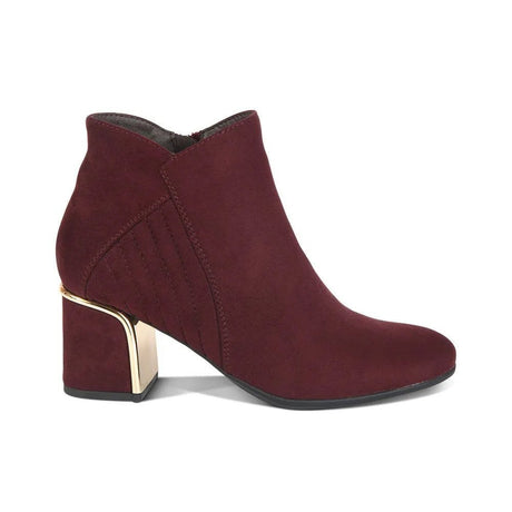 Botin Casual con taco Mujer 7630 BURGUNDY-STHEF