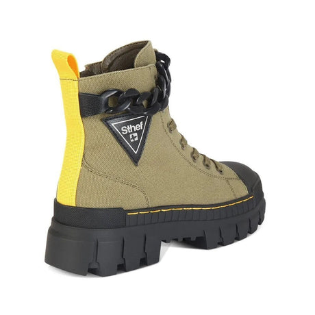 Botines Combat Mujer 7609 OLIVO-STHEF