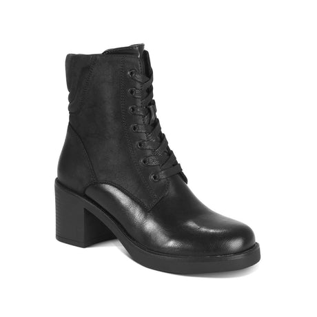 Botines Combat Mujer 7641 NEGRO-STHEF