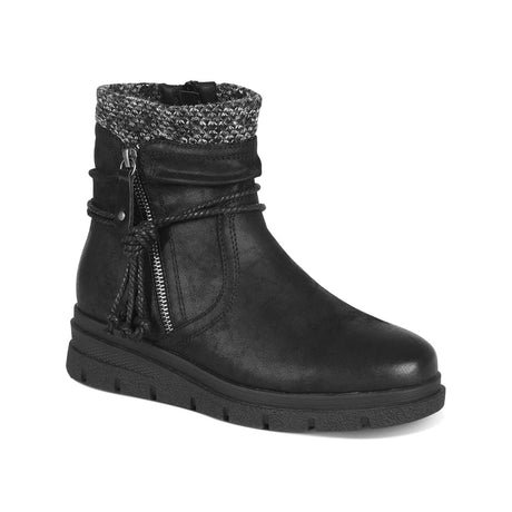 Botines Combat Mujer 7643 NEGRO-STHEF