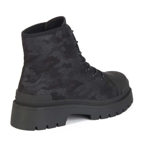 Botines Combat Mujer 7644 NEGRO-STHEF