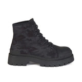 Botines Combat Mujer 7644 NEGRO-STHEF