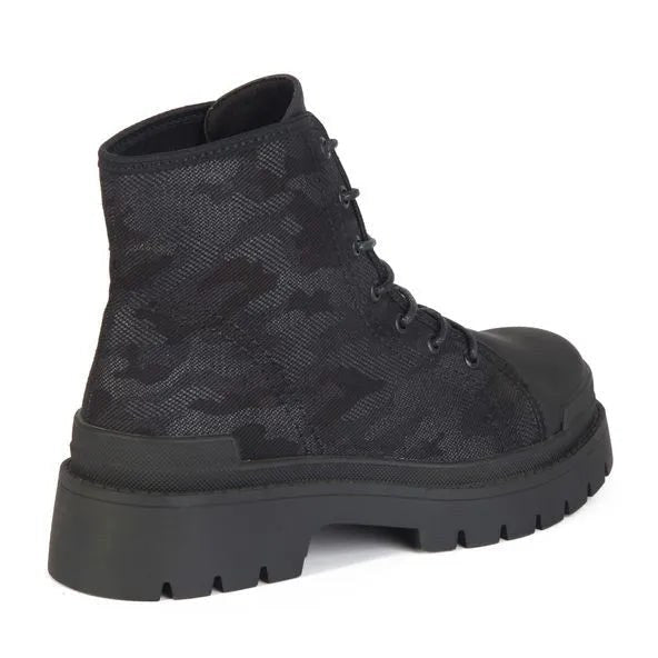 Botines Combat Mujer 7644 NEGRO-STHEF