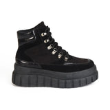 Botines Combat Mujer 7663 NEGRO-STHEF