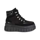Botines Combat Mujer 7663 NEGRO-STHEF
