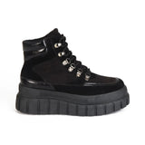 Botines Combat Mujer 7663 NEGRO-STHEF