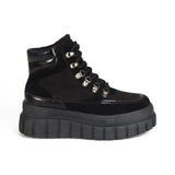 Botines Combat Mujer 7663 NEGRO-STHEF