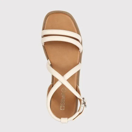 Sandalia con correa Mujer 7743 OFF WHITE-STHEF Sthef