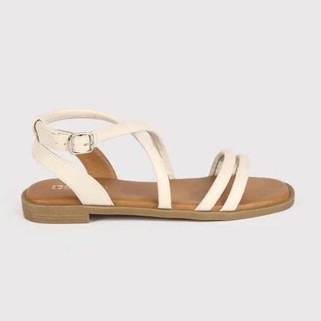 Sandalia con correa Mujer 7743 OFF WHITE-STHEF Sthef