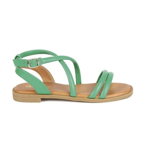 Sandalia con correa Mujer 7743 VERDE-STHEF Sthef