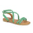Sandalia con correa Mujer 7743 VERDE-STHEF Sthef