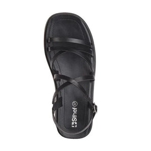 Sandalia con correa Mujer 7749 NEGRO-STHEF Sthef