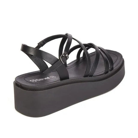 Sandalia con correa Mujer 7749 NEGRO-STHEF Sthef