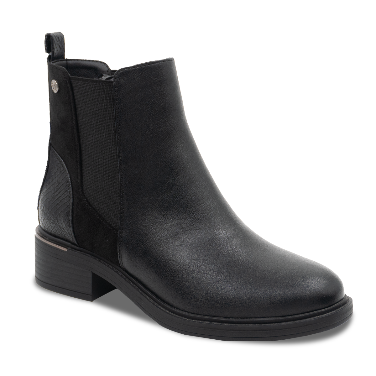 BOTIN MUJER STHEF CASUAL NEGRO 8267