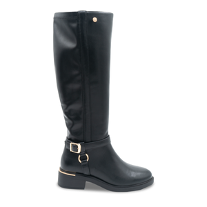 BOTA MUJER STHEF VESTIR NEGRO 8268