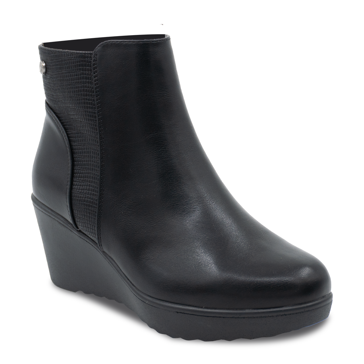 BOTIN MUJER STHEF CASUAL NEGRO 8272