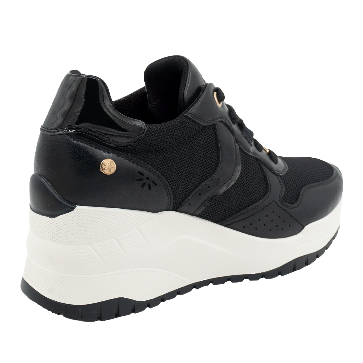 ZAPATILLA MUJER STHEF CASUAL NEGRO 8273