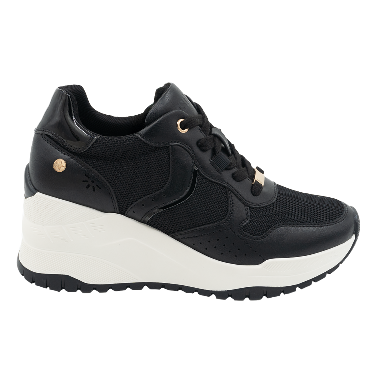 ZAPATILLA MUJER STHEF CASUAL NEGRO 8273