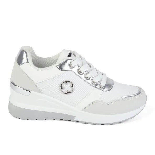 Zapatilla con taco Mujer 7910 BLANCO Sthef