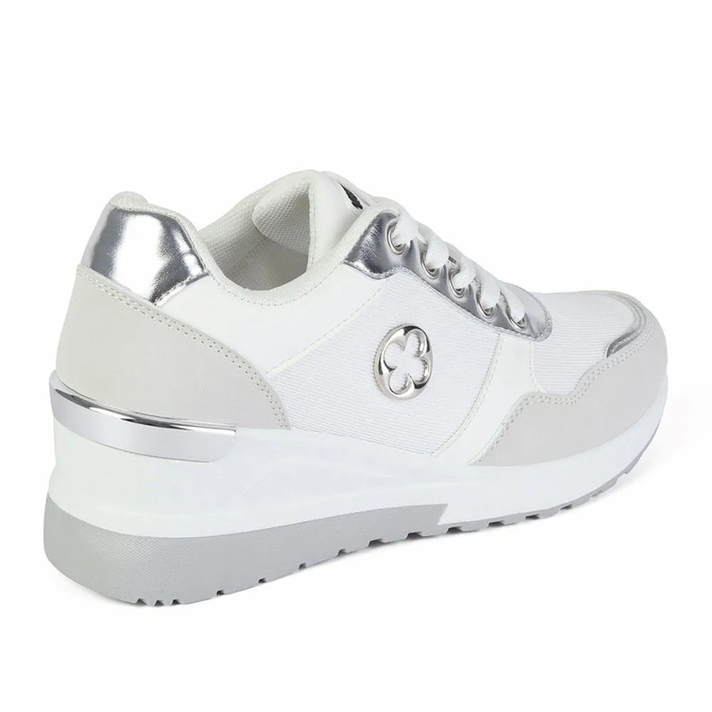 Zapatilla con taco Mujer 7910 BLANCO Sthef