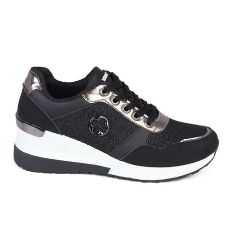 Zapatilla con taco Mujer 7910 NEGRO Sthef