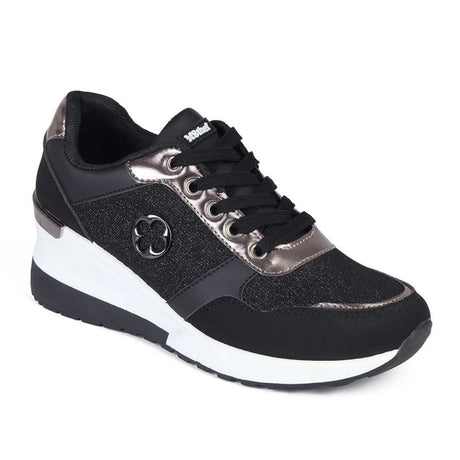 Zapatilla con taco Mujer 7910 NEGRO Sthef