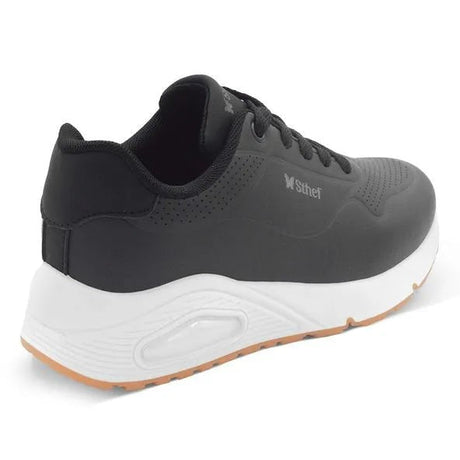 Zapatilla Urbana Mujer 7911 NEGRO CON BLANCO Sthef