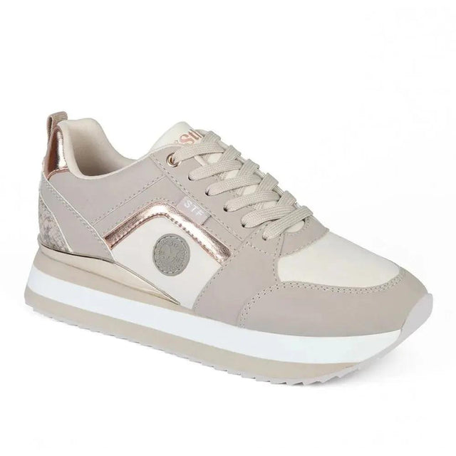 ZAPATILLA MUJER STHEF URBANA BEIGE 7916 Sthef